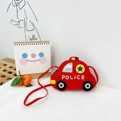 Cute Children's Crossbody Bags Cartoon Car Coin Purse for Kids Baby Mini Shoulder Messenger Bag Boys Girls Accessories Handbags Good Vibrations