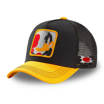 Hot Sale Unisex Anime Cartoon Cap High Quality Patch Draw Baseball Cap Men Trucker Hat Good Vibrations