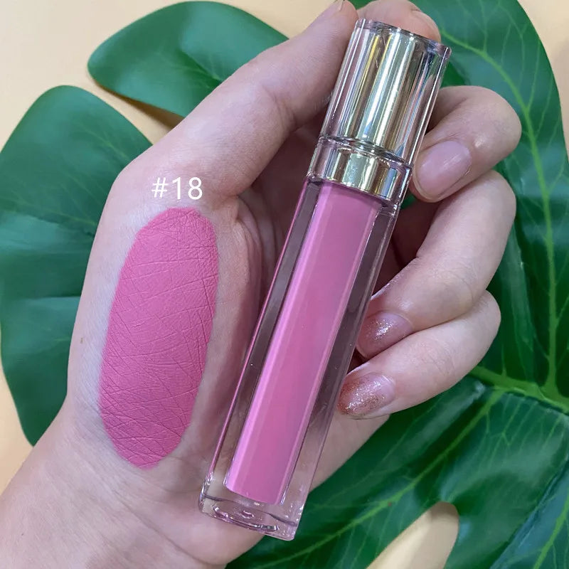Hot Selling Liquid Matte Lipstick Private Label Waterproof Makeup Lip Gloss  Lipgloss for Women Good Vibrations