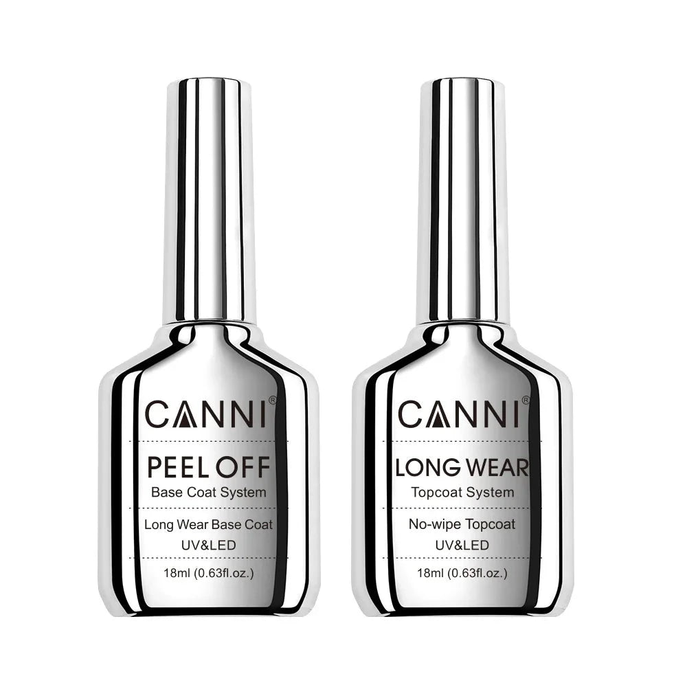 CANNI 18ml Bright Shiny Long Wear Diamond Topcoat Gel Polish Led Uv Gel Wholesale Nail Supply No Clean Topcoat Nail Gel Polish Good Vibrations