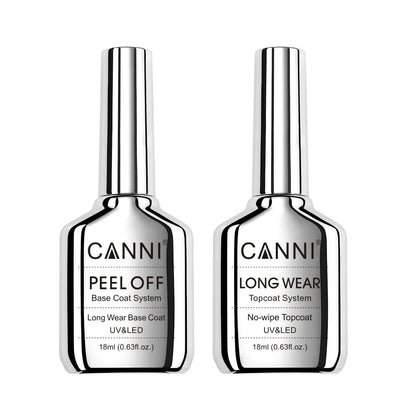 CANNI 18ml Bright Shiny Long Wear Diamond Topcoat Gel Polish Led Uv Gel Wholesale Nail Supply No Clean Topcoat Nail Gel Polish Good Vibrations