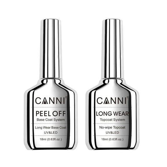 CANNI 18ml Bright Shiny Long Wear Diamond Topcoat Gel Polish Led Uv Gel Wholesale Nail Supply No Clean Topcoat Nail Gel Polish Good Vibrations