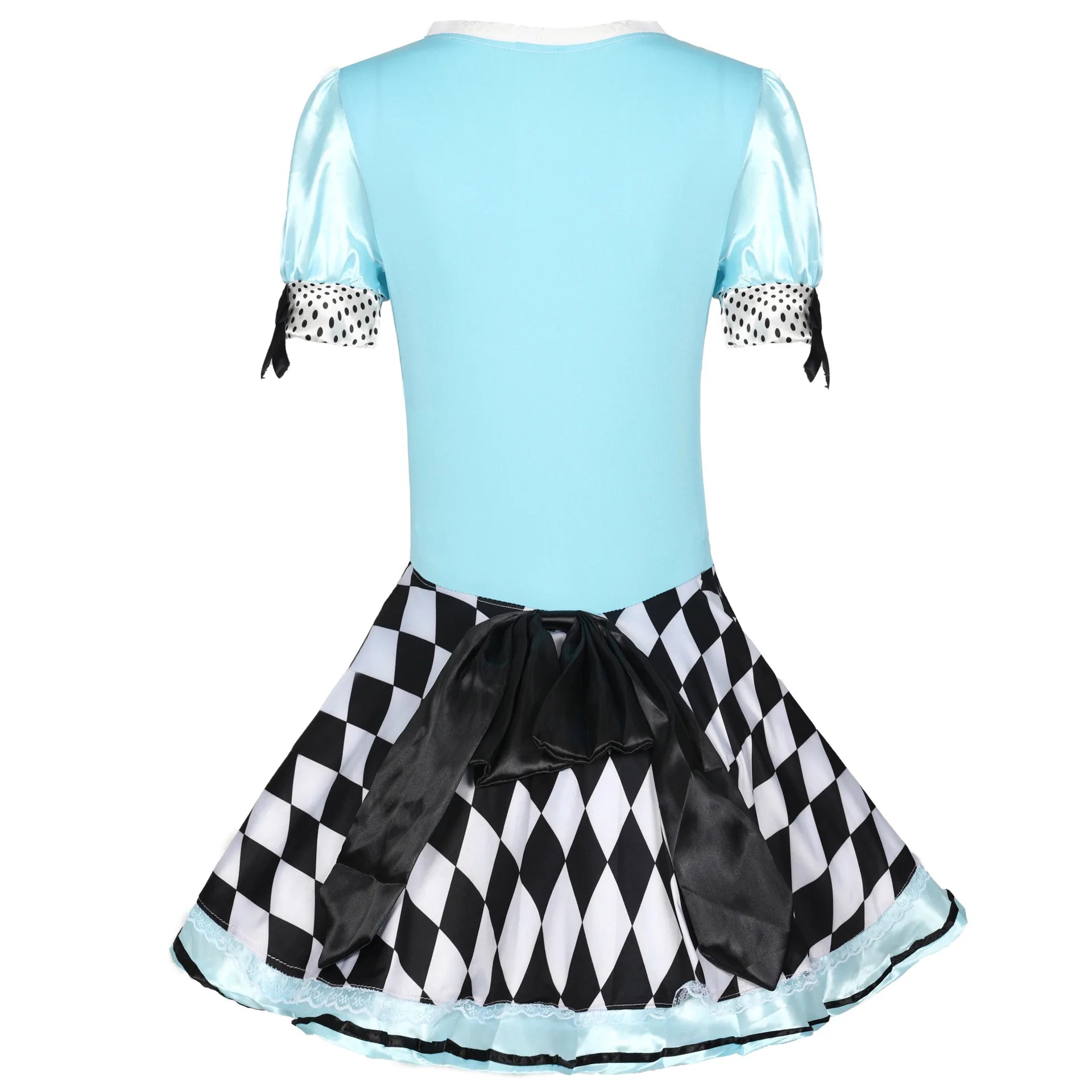 Women Adult Costume Cosplay Dress Fantasy Party Blue Sweet Lolita Maid Halloween Costumes Good Vibrations