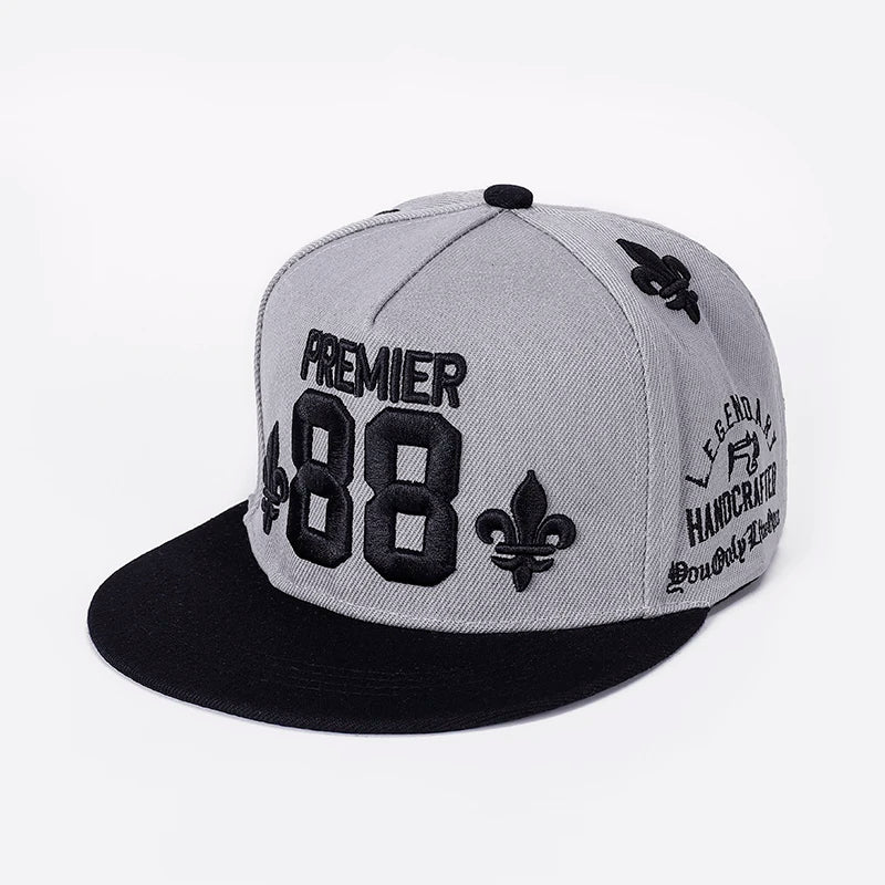 Acrylic Embroidered headwear outdoor casual sun baseball cap for man and women fashion new Hip Hop cap hat Female male Good Vibrations