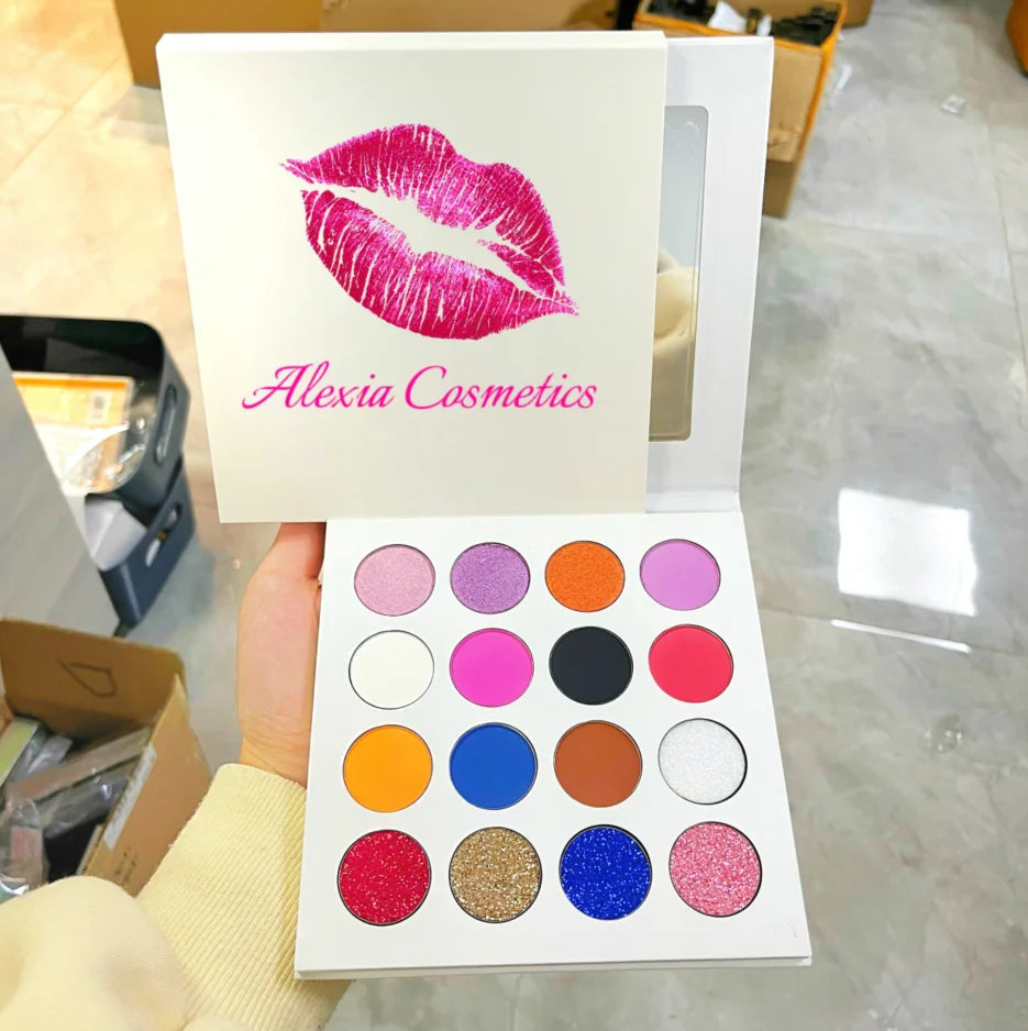 Wholesale Custom Your Own Brand Makeup Eye Shadow Palette Private Label Makeup Eyeshadow Palette Good Vibrations