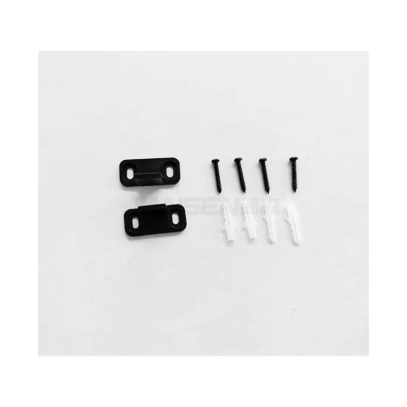 Wholesale Black Adjustable Carbon Steel Stay Roller Hardware Furniture Hardware Floor Guide Barn Door Guide for Bottom Good Vibrations
