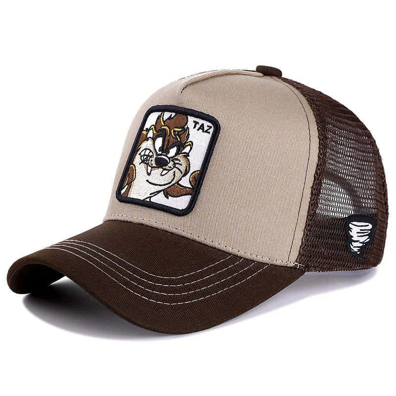 Hot Sale Unisex Anime Cartoon Cap High Quality Patch Draw Baseball Cap Men Trucker Hat Good Vibrations