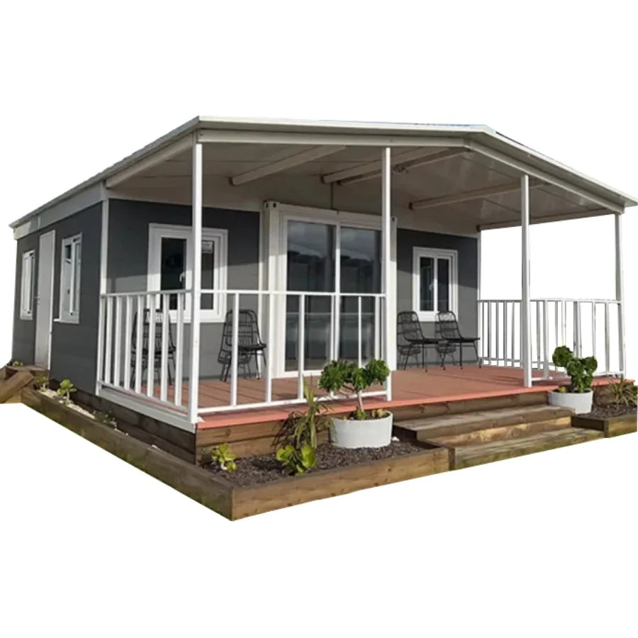 1-Room Prefabricated Shipping Container Home Expandable 40ft/20ft Villa Demountable Tiny House Made of Steel Sandwich Panel Good Vibrations