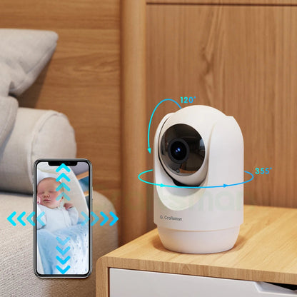 Y1-US WiFi Smart Baby Monitor Camera AI Human Motion Detection 2.4/5GHz Frequency for Home Security Fast Delivery US Warehouse Good Vibrations