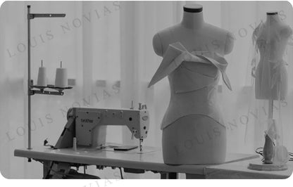 LOUIS NOVIAS  Wedding Dress For Women Elegant Backless Beaded Flowers Embroidery Sleeveless Wedding Gown Vestidos De Novia Good Vibrations