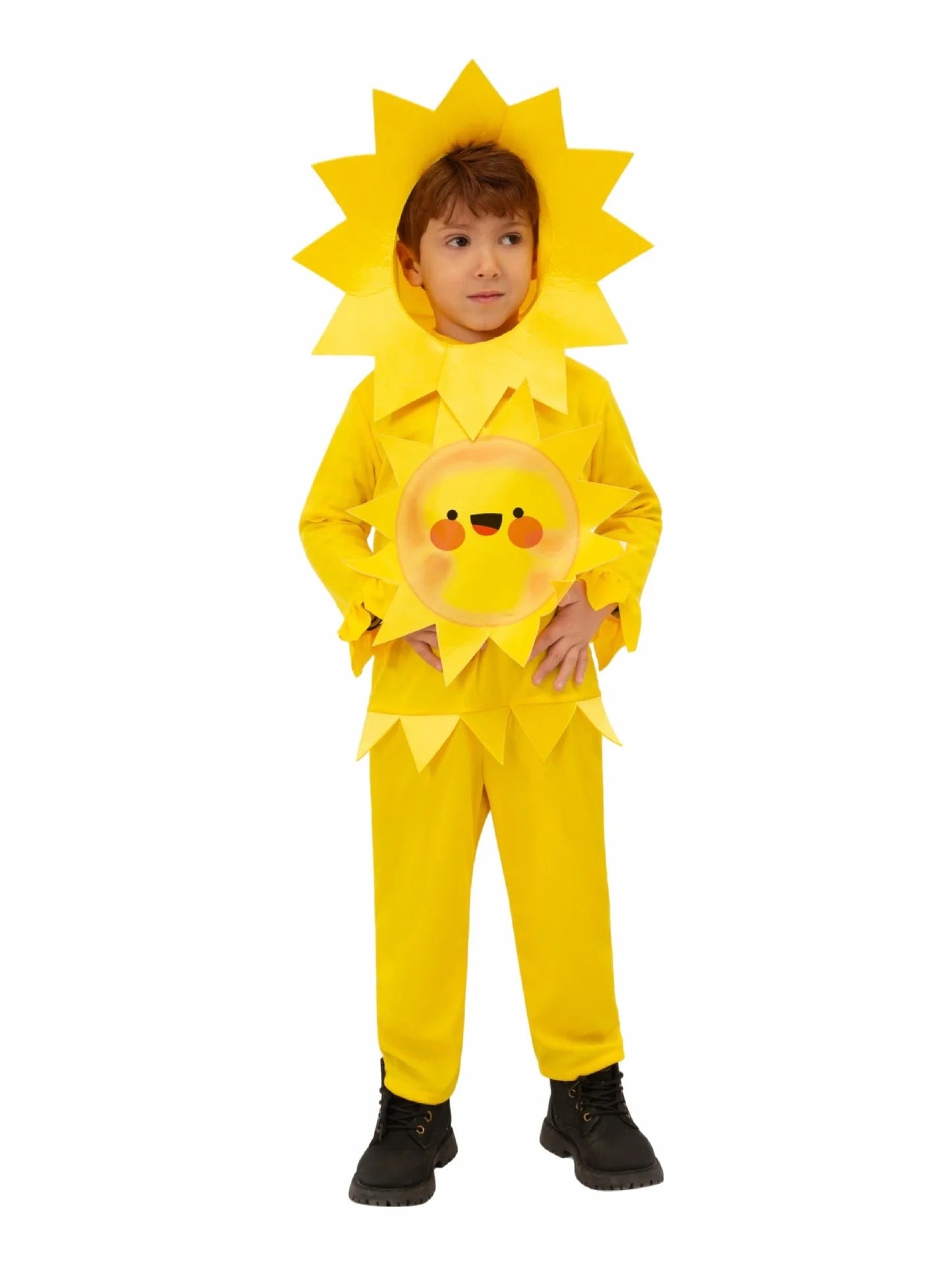 Halloween Costumes Sunflower Cosplay School Performance Show for Kids Boys Girls Sun Flower Plant Cosplay Costumes Good Vibrations