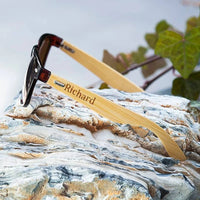 Groomsmen Gifts Personalized Sunglasses Custom Engraved Men’s Sunglasses Best Man Gift Groomsmen Proposal Fashion Good Vibrations