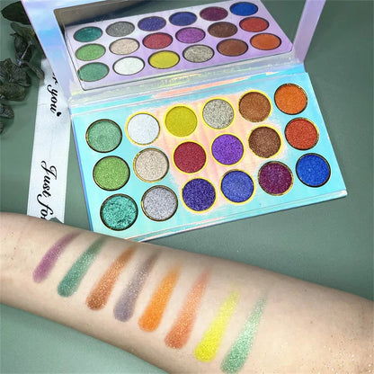 Wholesale Custom Your Own Brand Makeup Eye Shadow Palette Private Label Makeup Eyeshadow Palette Good Vibrations