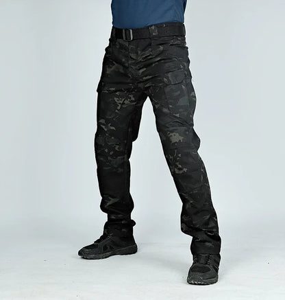IX9 City Outdoors Tactical Pants Men Combat  Pants Casual Men Hiking Pants Outdoors Trousers Cargo Waterproof Pants Good Vibrations