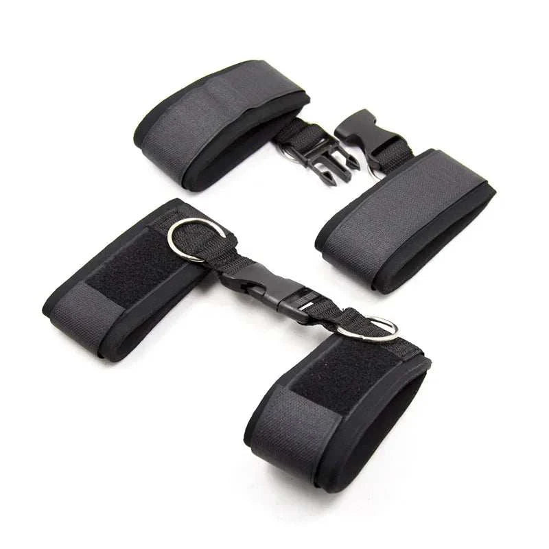 Sex Toys For Couples Flirting Adjustable Erotic Handcuffs Neck Ankle Bondage Harness Open BDSM Adult Games Restraints Chastity GOOD Vibrations