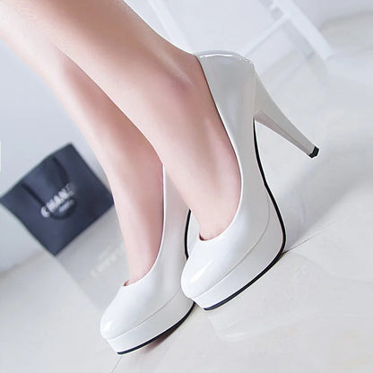 Femmes Hauts Talons Women Fashion Classic High Heel Shoes Lady Office Grey High Heel Shoes Female Pumps Wedding Shoes 34-42 Good Vibrations