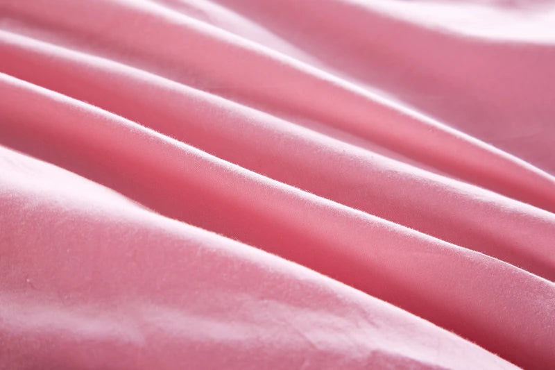 Luxury Wedding Bedding Sets Queen King Size Pink Princess Lace Bedcover Set Jacquard Duvet Cover Bed Sheet Pillowcases Good Vibrations