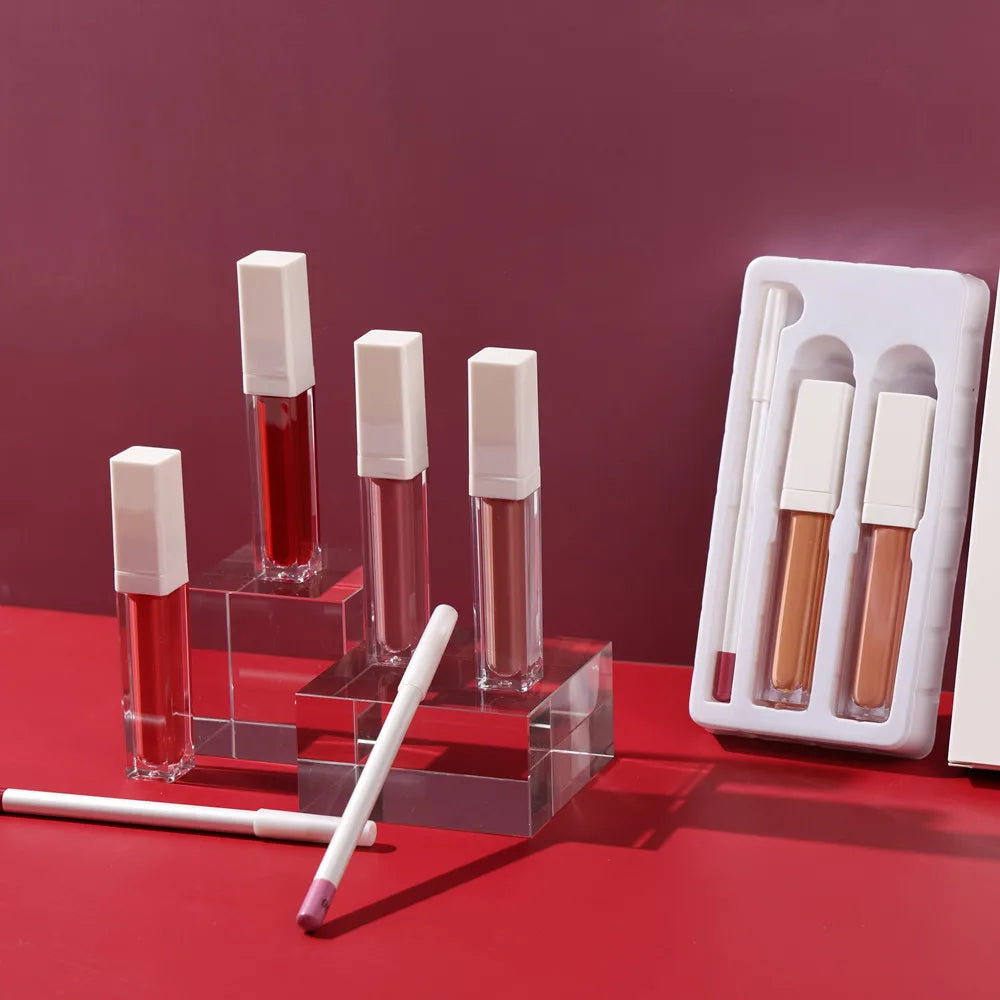 3 in 1makeup clear Lip Gloss Wholesale Custom Vegan Private Label Nude 2pcs Matte Liquid Lipstick and Lip Liner Set Good Vibrations