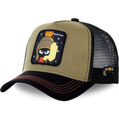Hot Sale Unisex Anime Cartoon Cap High Quality Patch Draw Baseball Cap Men Trucker Hat Good Vibrations
