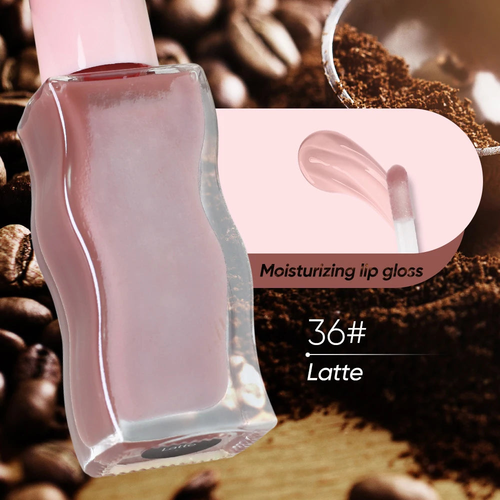 Wholesale Glossy Lip Gloss with Glitter Mineral-Infused Private Label Beauty Makeup Cream Liquid in Box Packaging Good Vibrations