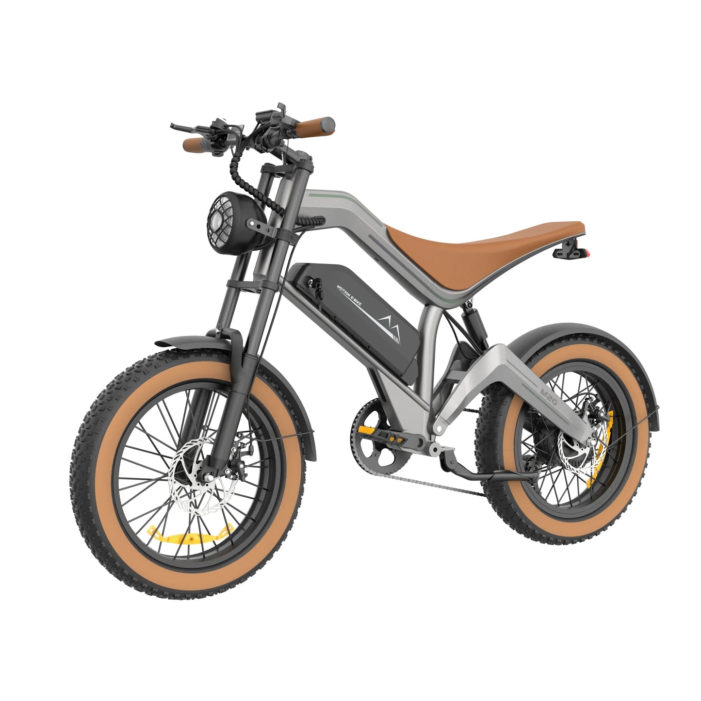 750W Rear Hub Motor Electric Bike with Full Suspension Fast Road Dirt-Fat Tire Integrated 48V Lithium Battery Ebike Good Vibrations