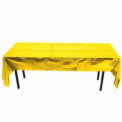 Disposable Party Glitter Table Cloth Birthday Rectangular Tablecloth Wedding Birthday Table Cloth Rectangular PVC Waterproof Good Vibrations