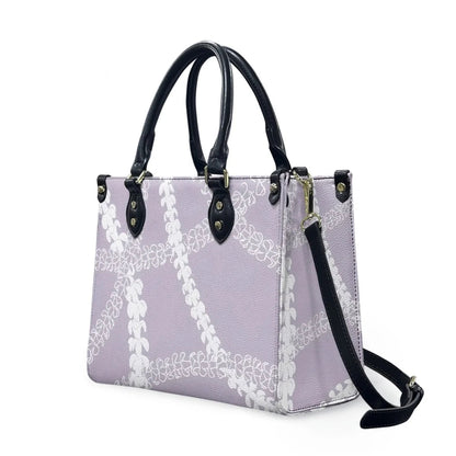 Customized Luxury Leather Women Handbag Hawaii Tribal Polynesian Tattoo Print Pu Leather Purse Shoulder Bag Lightweight Tote Bag Good Vibrations