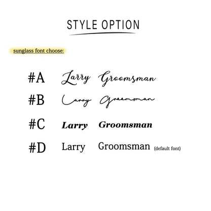 Groomsmen Gifts Personalized Wood Sunglasses Custom Engraved Wooden Men’s Sunglasses Best Man Gift Groomsmen Proposal Fashion Good Vibrations