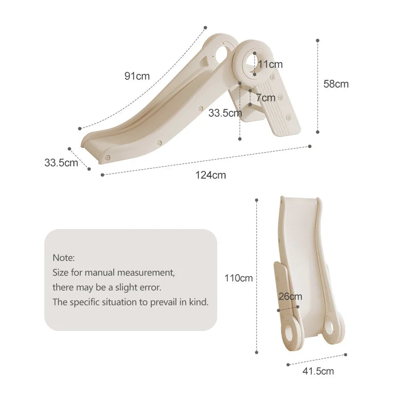 Lovely Children Slide Baby Toys Indoor Plastic Playhouse Slide for Kids Good Vibrations