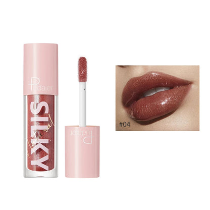 Wholesale Makeup 16 Colors Mirror Water Gloss Lip Gloss Moisturizing Lasting Vegan High Shine Lipgloss Private Label Cosmetics Good Vibrations