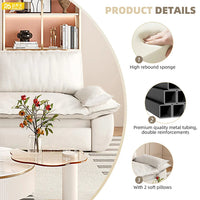 Modern Design USA Free Shipping Fabric Feather Foam 3 in 1 Sofa Bed with Storage Living Room Use Good Vibrations