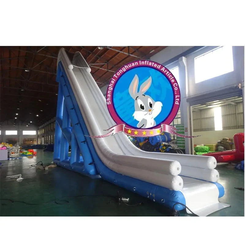 Custom-Made Luxury Dock Cruiser Inflatable Yacht Slide Floating Water Play Equipment Minimum Order 1 Piece Good Vibrations