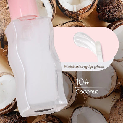 Wholesale Glossy Lip Gloss with Glitter Mineral-Infused Private Label Beauty Makeup Cream Liquid in Box Packaging Good Vibrations