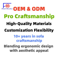 Frank Furniture Hot Selling American Style Leisure Sofa Bed Modern Three Seat Living Room Furniture Set Extendable Feature Good Vibrations