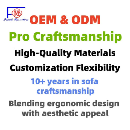 Frank Furniture Hot Selling American Style Leisure Sofa Bed Modern Three Seat Living Room Furniture Set Extendable Feature Good Vibrations