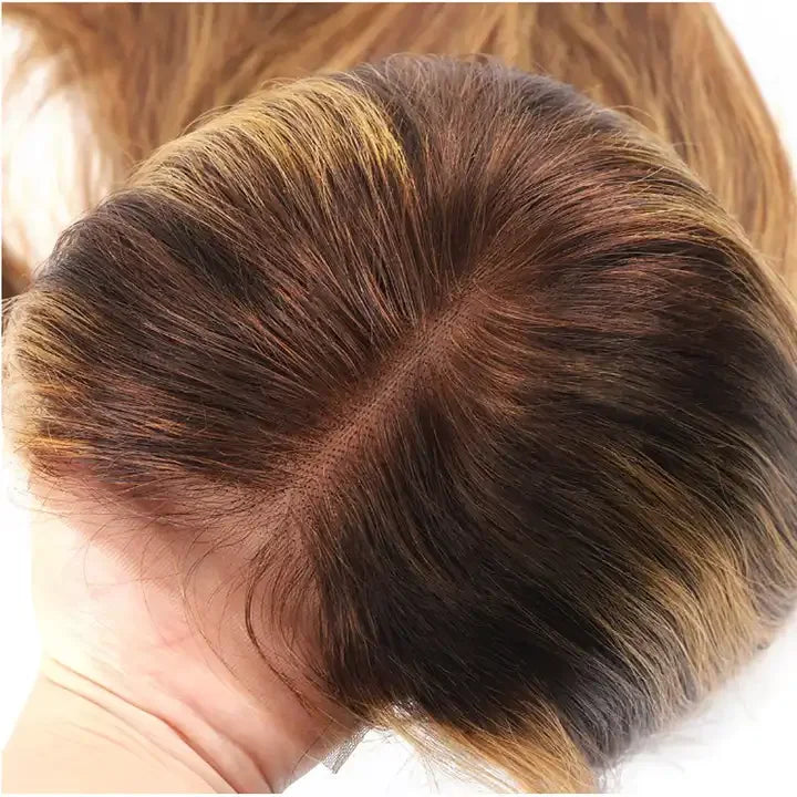 P4/27 Highlight Color Lace Front Straight Wig Raw Indian Hair Honey Blonde 5x5 HD Lace Frontal Human Hair Wigs for Women Good Vibrations