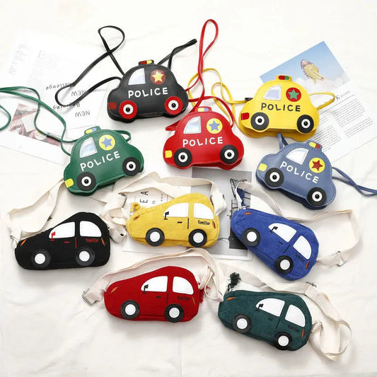 Cute Children's Crossbody Bags Cartoon Car Coin Purse for Kids Baby Mini Shoulder Messenger Bag Boys Girls Accessories Handbags Good Vibrations