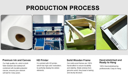 Looife Autumn Farmhouse Canvas Wall Art - Red Barn, Pumpkins & Fall Foliage Scene, Rustic Country Home Decor Good Vibrations