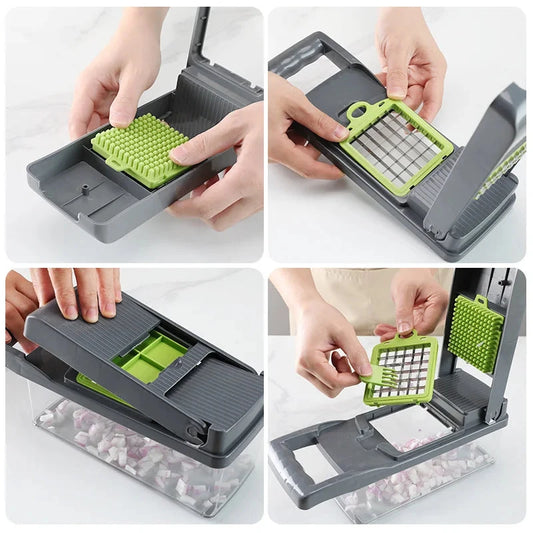 Manual Hand Easy Use Multifunctional Vegetables Cutter Kitchen Gadgets Vegetable Slicer Vegetable Chopper Good Vibrations