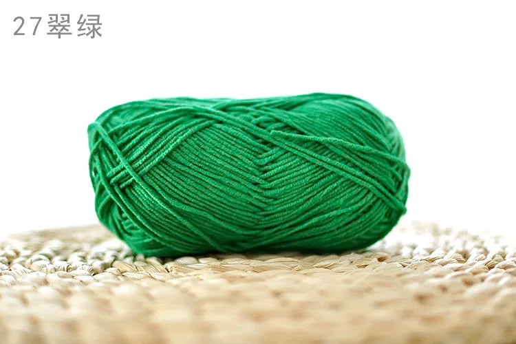 Factory Wholesale Recycled Baby Cotton Yarn 4 Strands of Milk Yarn Bag for Doll Clothes Hand-Knitted High Tenacity for Weaving Good Vibrations