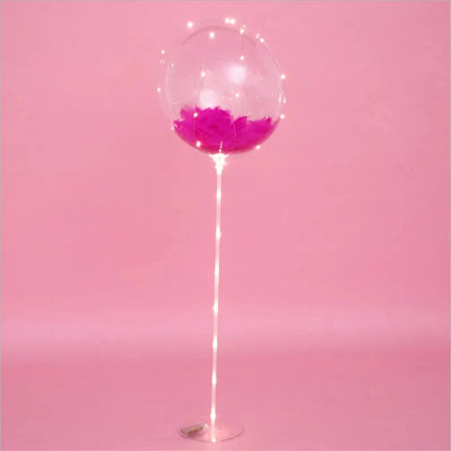DIY Wedding Decoration Children's Birthday  Helium  Bobo Feather Transparent PVC Balloon Party Anniversary Good Vibrations