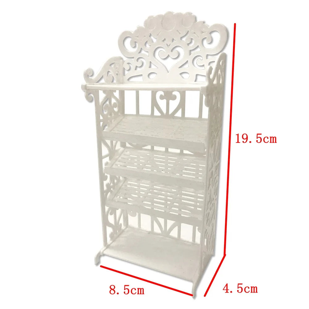 Fashion Dollhouse Furniture For 11.5 inch Dolls Accessories 1:12 Wardrobe Bed Chair Sofa 29-32 cm Doll Shoe Rack Slide Toys  JJ Good Vibrations