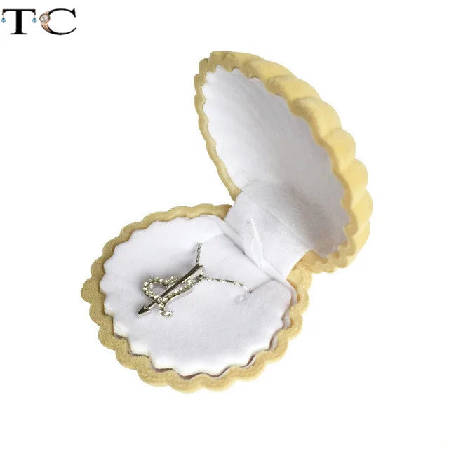 Creative Velvet Jewelry Box Mini Container Ring Box Earrings Rings Storage Box Small Accessories Display Gift Box Good Vibrations