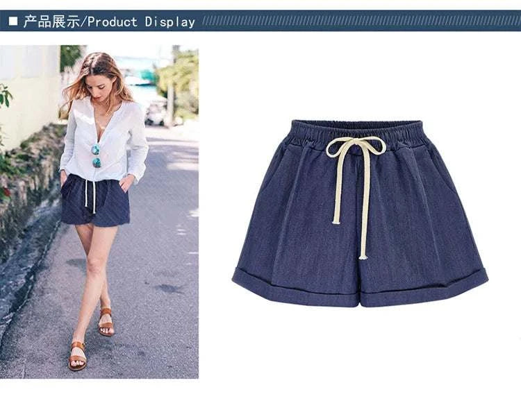 Crotchless Shorts wide-leg design for comfort and easy access
