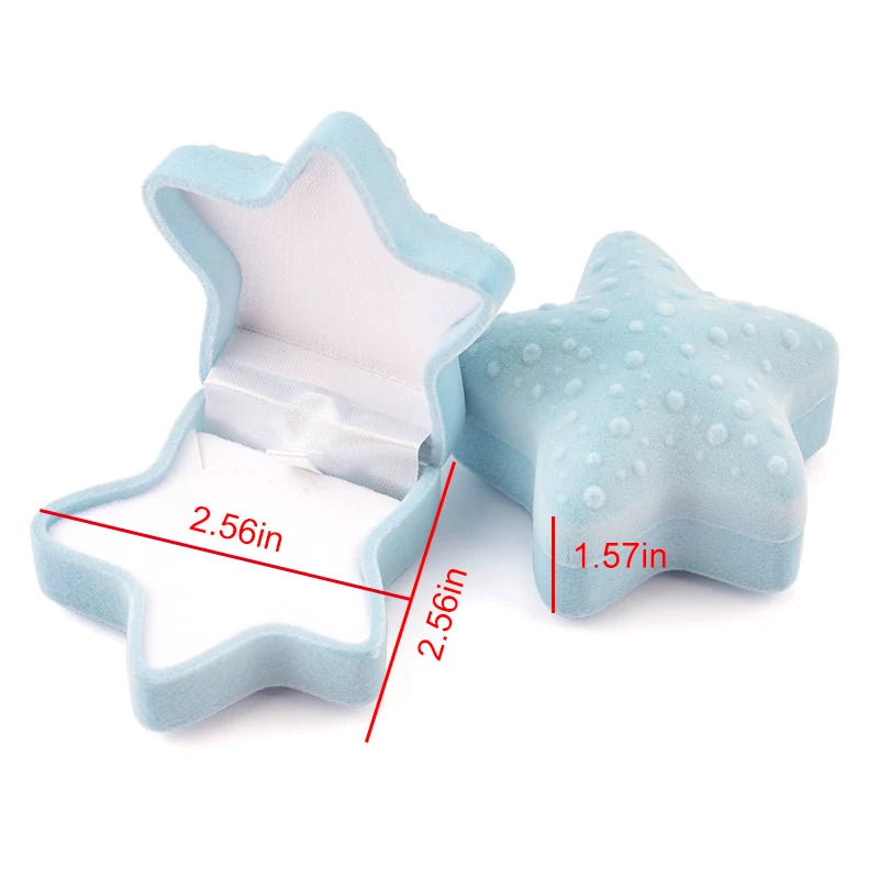 1 Piece Lovely Velvet Jewelry Box Container Wedding Ring Box for Earrings Necklace Bracelet Display Gift Box Holder 16 styles Good Vibrations