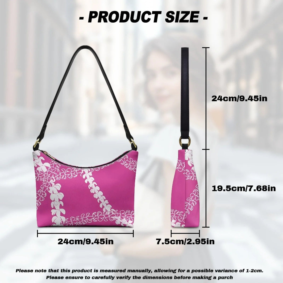 Wholesale High Quality Luxury Exquisite PU Women's Casual Shoulder Bag Custom Printed Underarm Bag Fashionable Lady Dropshipping Good Vibrations