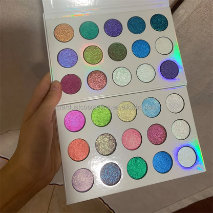 30 Color Paper Palette  Multichrome Duochrome Pressed Eyeshadow Shifting Single Duo Chrome Eye Shadow Diy Eyeshadow Palette Good Vibrations