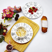 Cute Cat Ceramic Plate Western Dinner Dessert Appetizer Salad Dish Steak Service Plates Home Party Main Dishes Tableware Hogard Good Vibrations