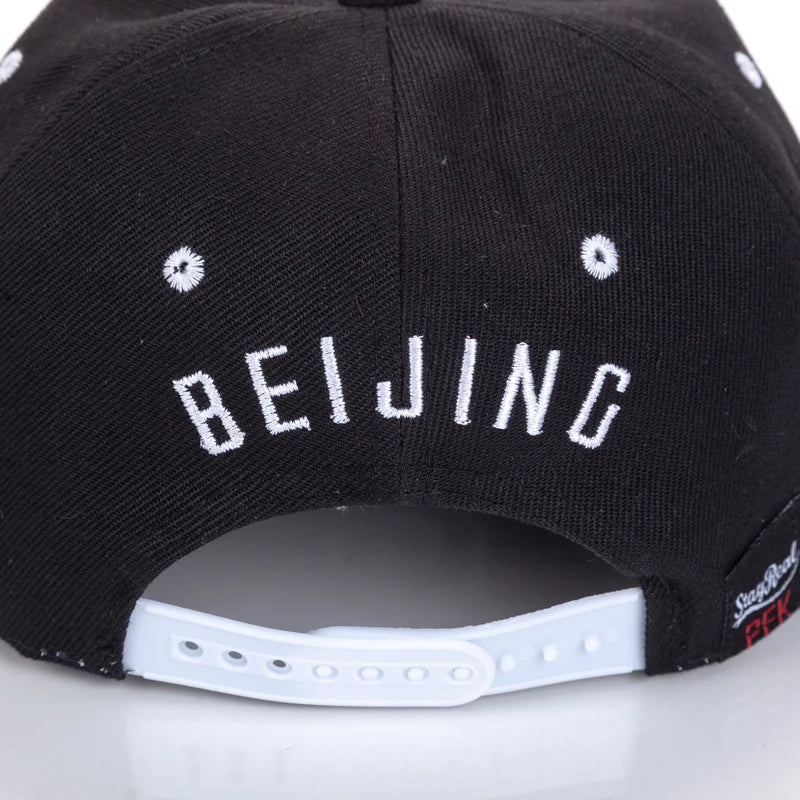 Acrylic Embroidered headwear outdoor casual sun baseball cap for man and women fashion new Hip Hop cap hat Female male Good Vibrations