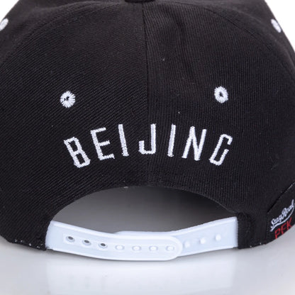 Acrylic Embroidered headwear outdoor casual sun baseball cap for man and women fashion new Hip Hop cap hat Female male Good Vibrations